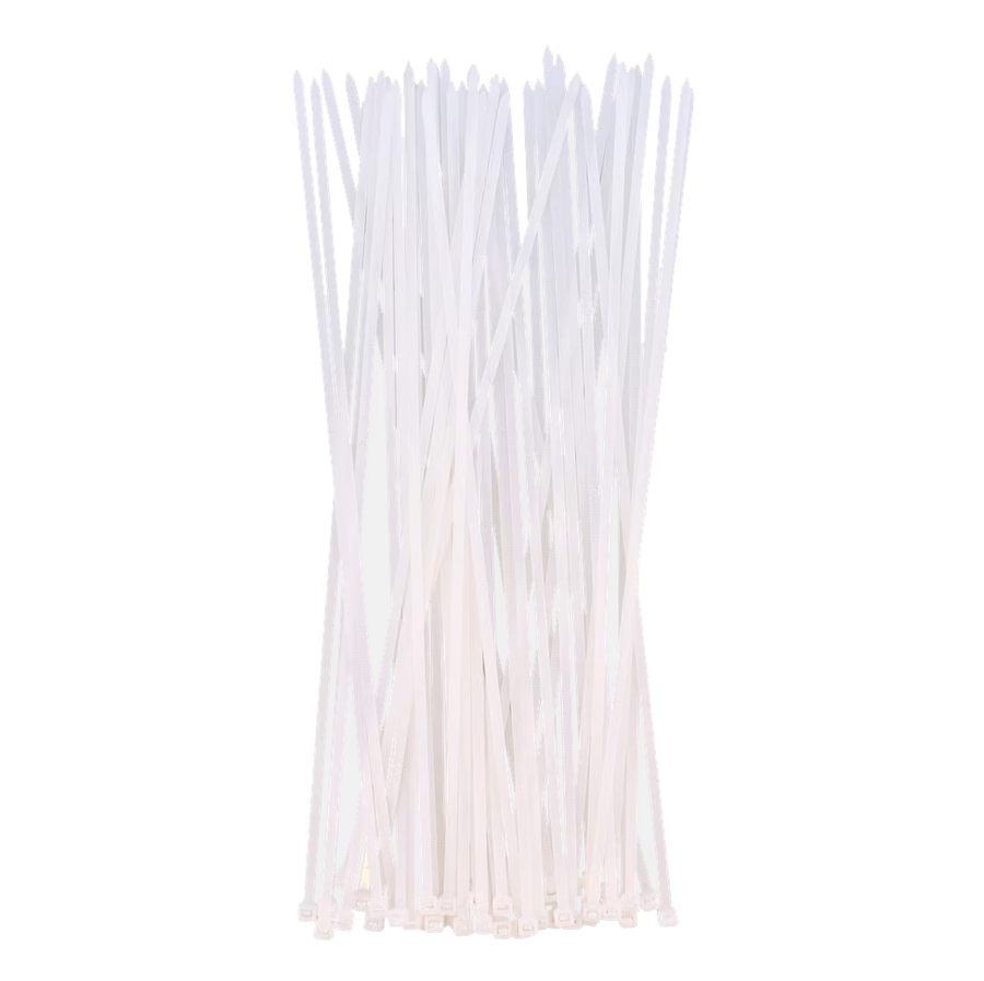 Opaski zaciskowe trytki 4,5x350mm 50 szt. białe