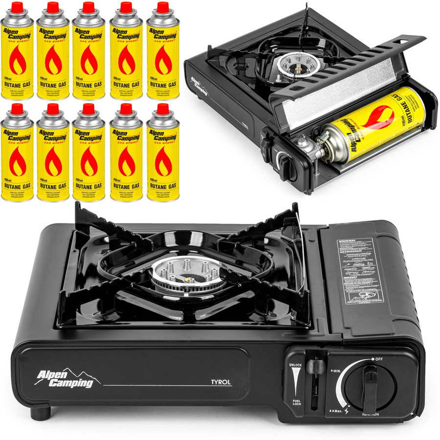 Kuchenka turystyczna Alpen Camping Tyrol + 10x kartusz