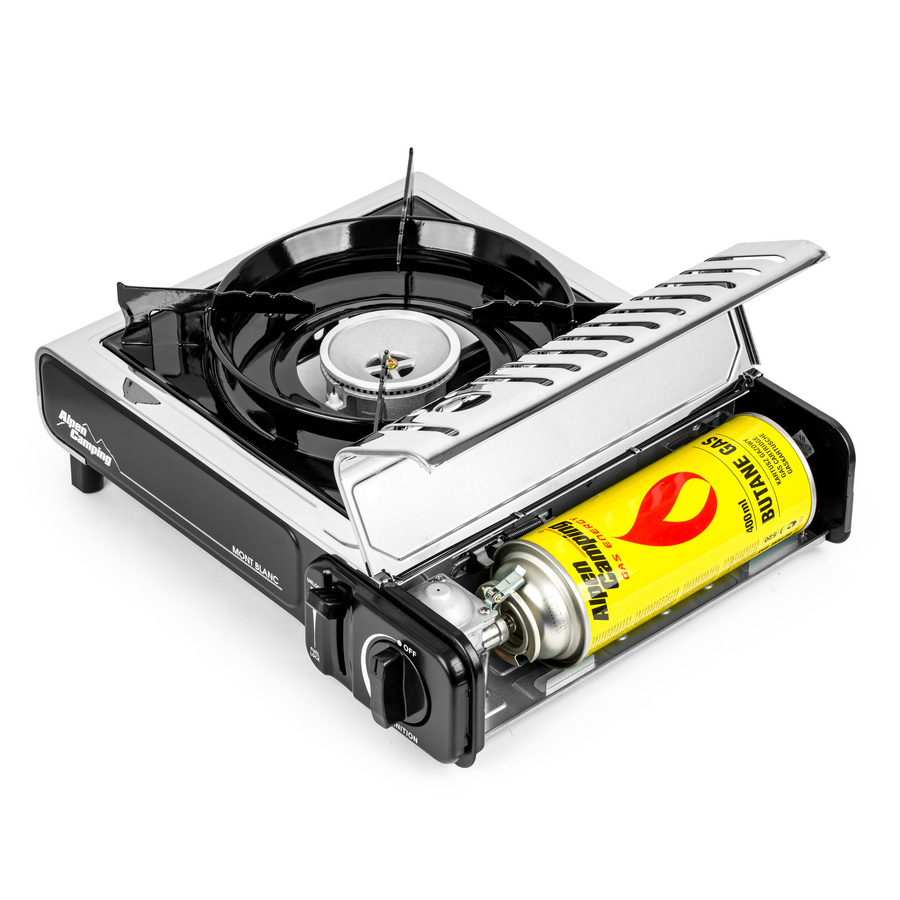 Kuchenka turystyczna Alpen Camping MontBlanc + kartusze x10