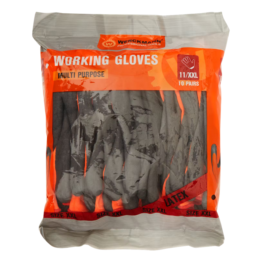 Rękawice robocze XL - 10 par