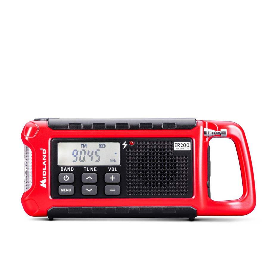 MIDLAND ER200 - Radio alarmowe Awaryjne Powerbank AM/FM