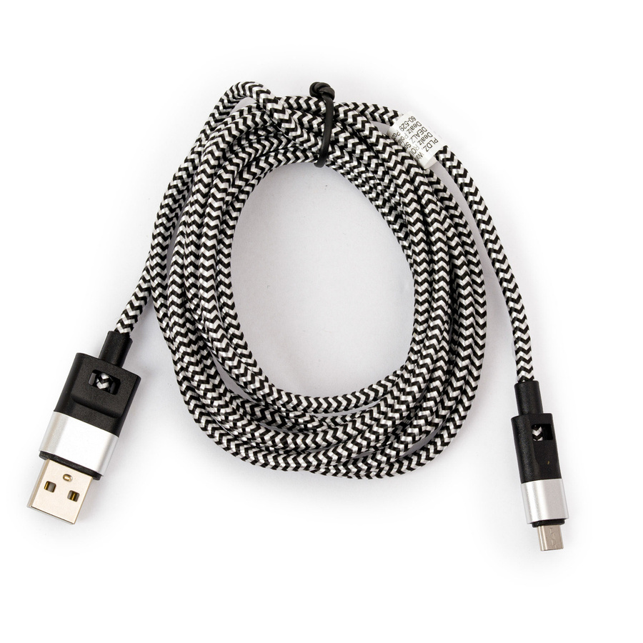 Przewód Viido USB-microUSB 2m szary