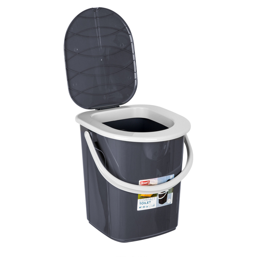Wiadro toaleta BranQ P1306 22L antracyt
