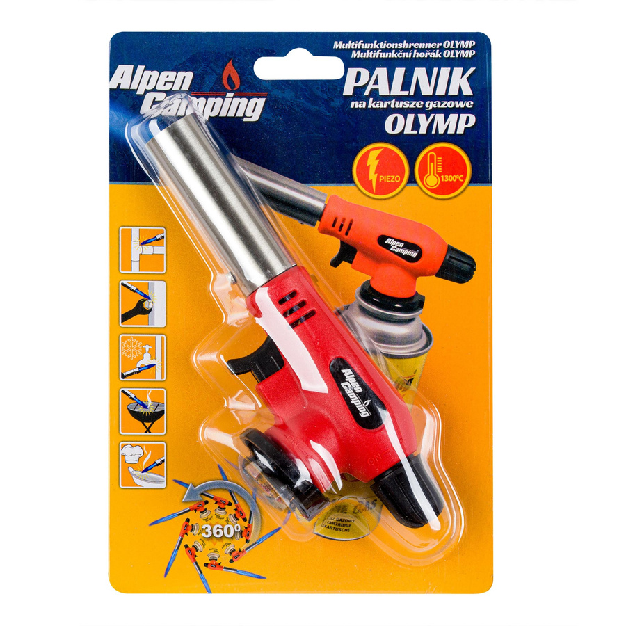 Palnik gazowy ręczny Alpen Camping Olymp