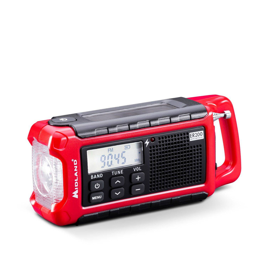 MIDLAND ER200 - Radio alarmowe Awaryjne Powerbank AM/FM 