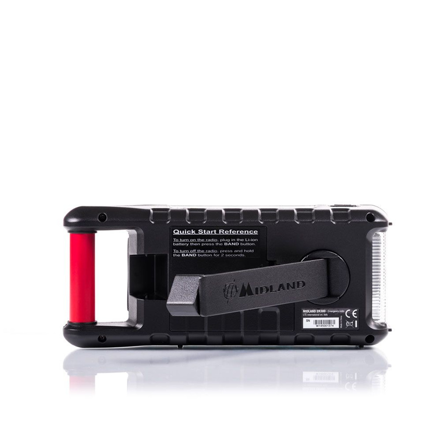 MIDLAND ER300 - Radio alarmowe Awaryjne Dynamo Powerbank AM/FM