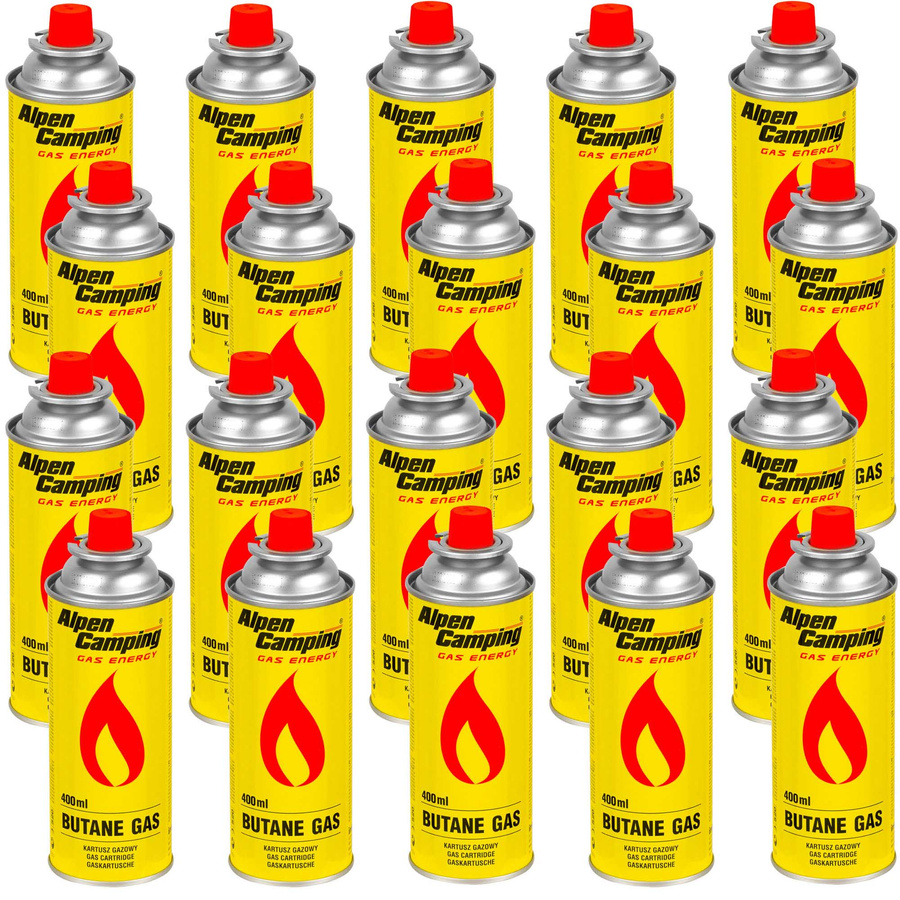 Kartusze gazowe Alpen Camping 400ml x20 szt