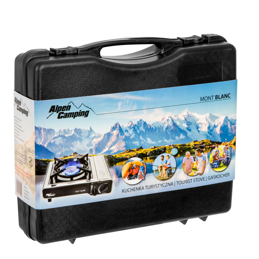 Kuchenka turystyczna Alpen Camping MontBlanc + kartusze x10