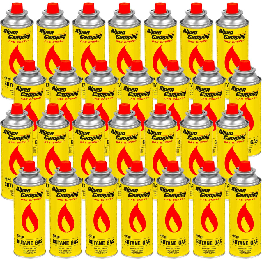 Kartusze gazowe Alpen Camping 400ml x28 szt