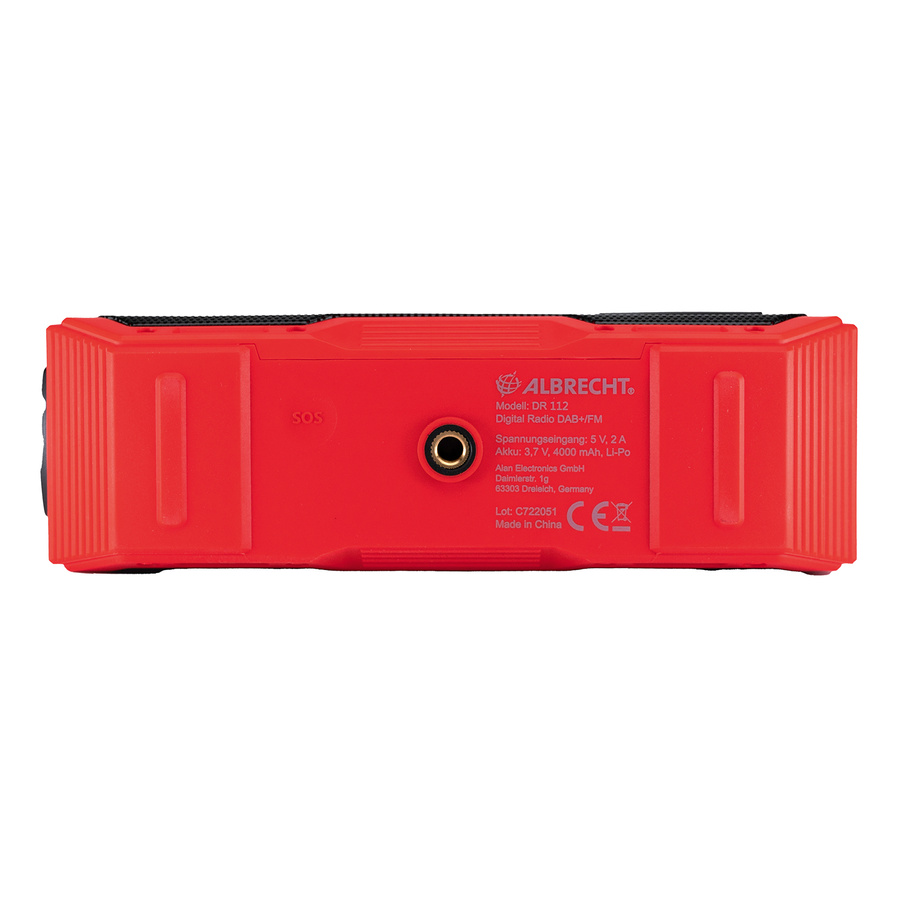 Radio awaryjne Albrecht DR112 FM/DAB + Bluetooth + PowerBank + LED + SOS