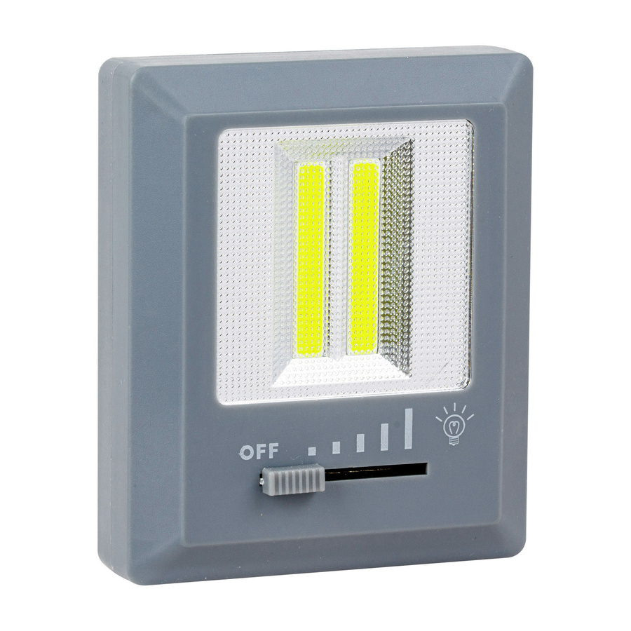 Lampka Quadra LED szara