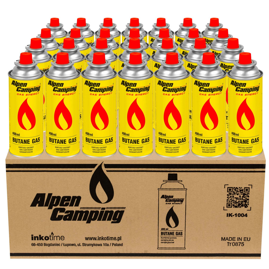 Kartusze gazowe Alpen Camping 400ml x28 szt