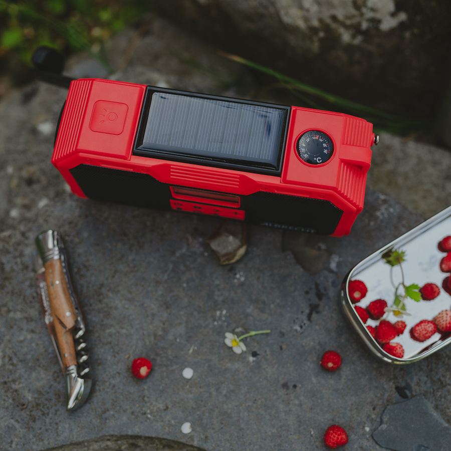 Radio awaryjne Albrecht DR112 FM/DAB + Bluetooth + PowerBank + LED + SOS