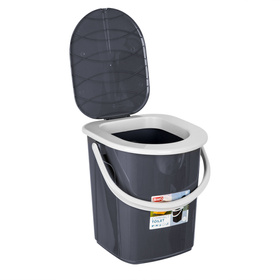 Wiadro toaleta BranQ P1306 22L antracyt