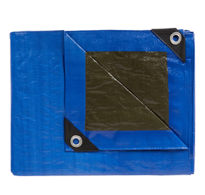 Plandeka Brezent 3mx4m niebieska gruba