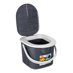 Wiadro toaleta BranQ P1305 15,5 L antracyt