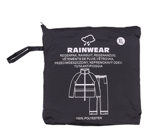 Zestaw przeciwdeszczowy Rainwear XL Black